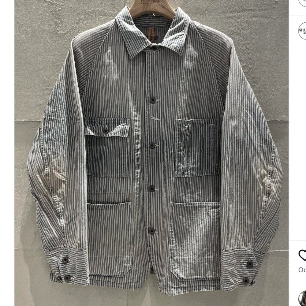 Kapital brand LIBERTY Hickoree CACTUS Coverall Unisex - Size 5 - Picture 3 of 12